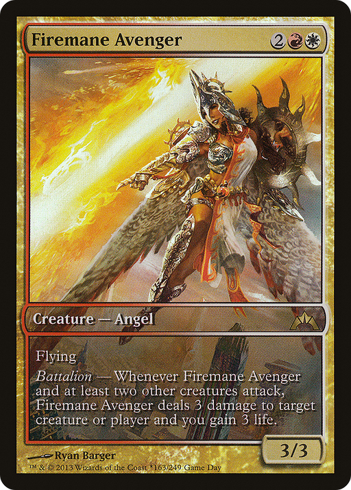 Firemane Avenger (GAME-163) [Gatecrash Promos] Foil MTG Single Wizards of the Coast