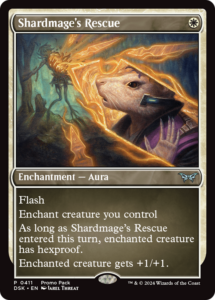 Shardmage's Rescue (PPDSK-411) [Duskmourn: House of Horror] Foil MTG Single Wizards of the Coast