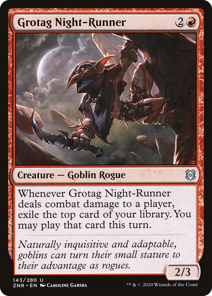 Grotag Night-Runner (ZNR-143) [Zendikar Rising] MTG Single Wizards of the Coast