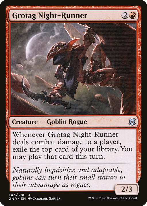 Grotag Night-Runner (ZNR-143) [Zendikar Rising] MTG Single Wizards of the Coast