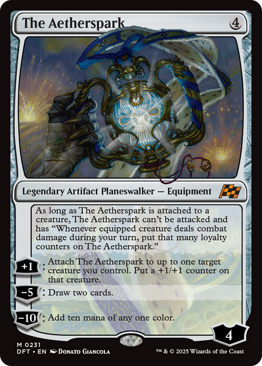 The Aetherspark (DFT-231) [Aetherdrift] MTG Single Wizards of the Coast