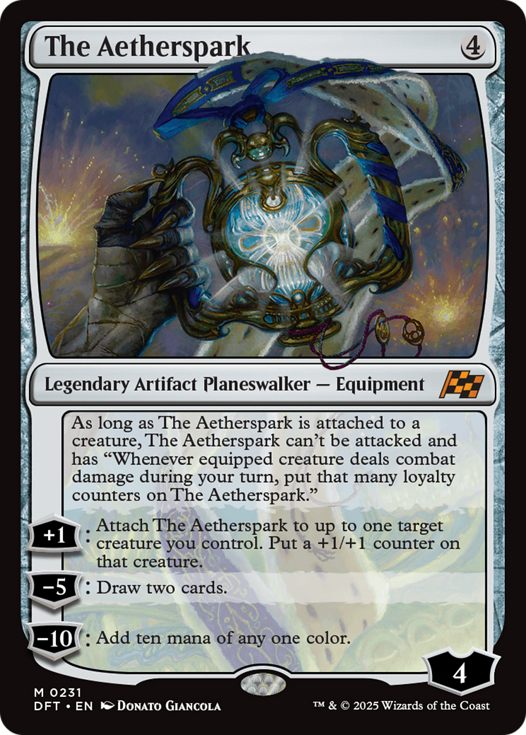 The Aetherspark (DFT-231) [Aetherdrift] MTG Single Wizards of the Coast