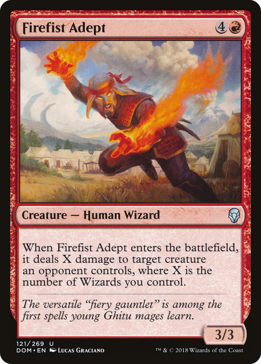 Firefist Adept (DOM-121) [Dominaria] MTG Single Wizards of the Coast