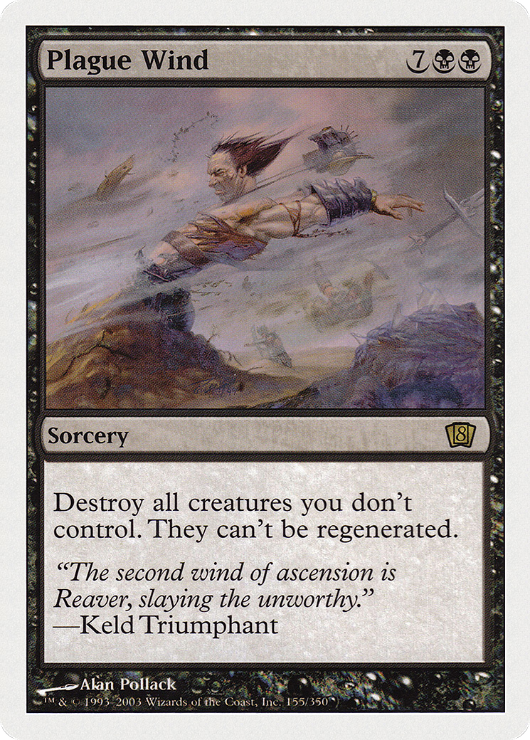 Plague Wind (8ED-155) [8th Edition] MTG Single Wizards of the Coast