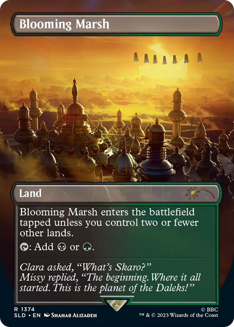 Blooming Marsh (SLD-1374) [Secret Lair] Drop (Borderless) MTG Single Wizards of the Coast