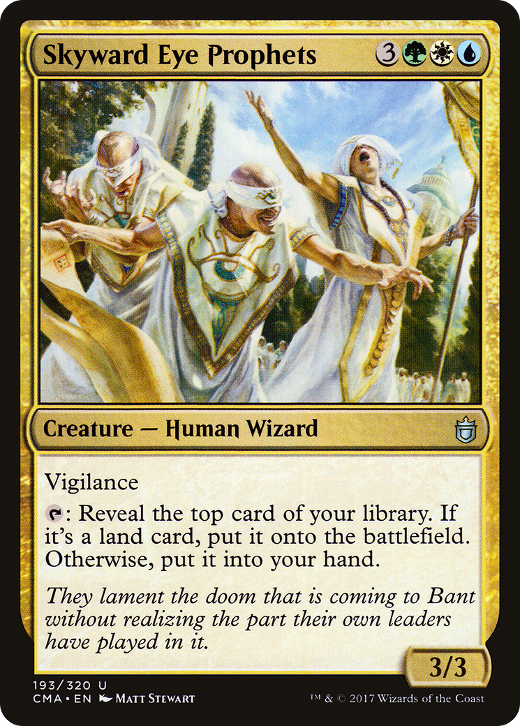 Skyward Eye Prophets (CMA-193) [Commander Anthology] MTG Single Wizards of the Coast