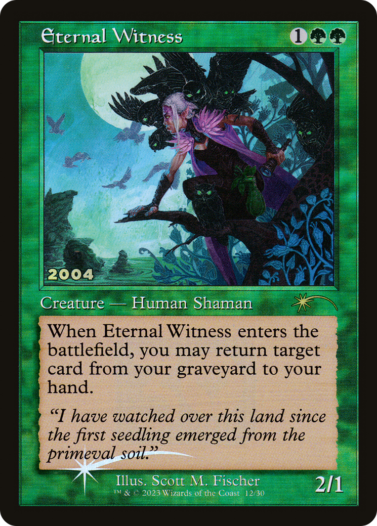 Eternal Witness (30A-P-012) [Misc] 30th Anniversary Play Promos Foil MTG Single Wizards of the Coast