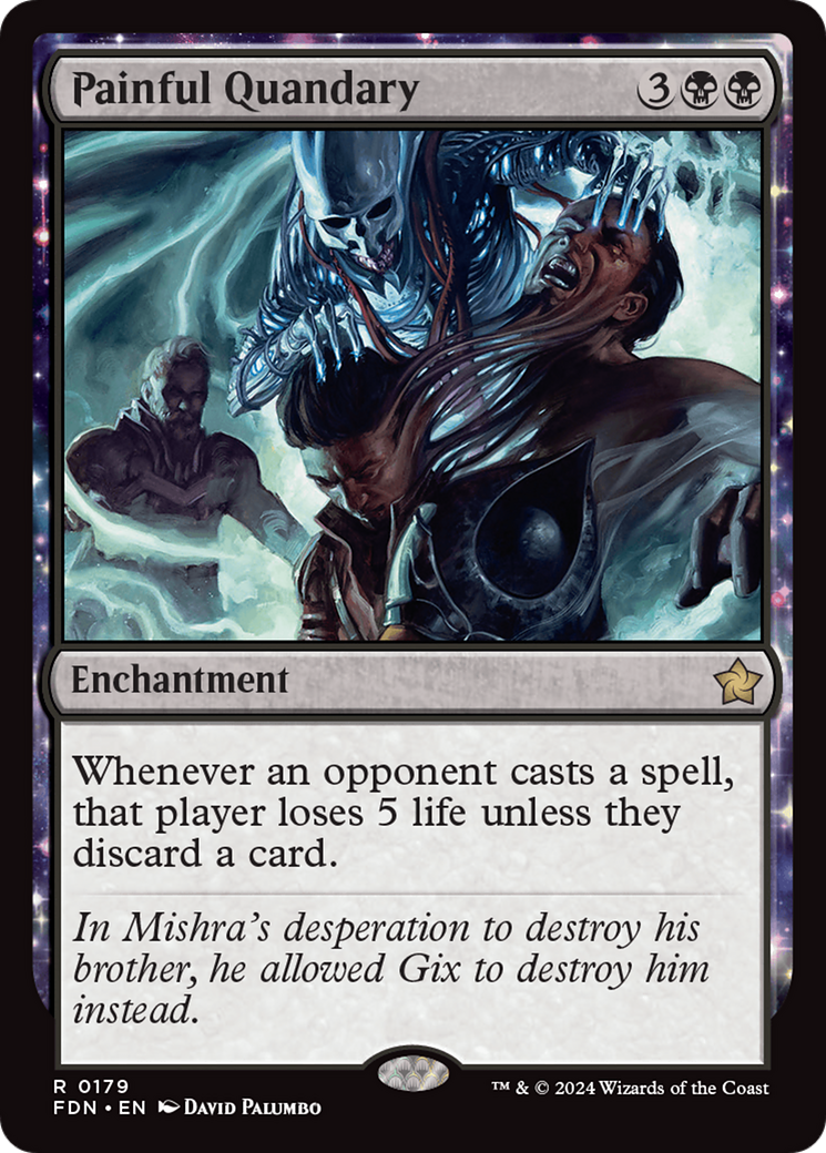 Painful Quandary (FDN-179) [Foundations] MTG Single Wizards of the Coast