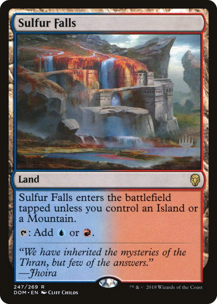 Sulfur Falls (PPM20-247P) [Dominaria Promos] MTG Single Wizards of the Coast