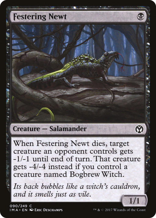 Festering Newt (IMA-090) [Iconic Masters] Foil MTG Single Wizards of the Coast