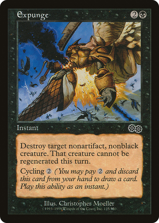 Expunge (USG-135) [Urza's Saga] MTG Single Wizards of the Coast