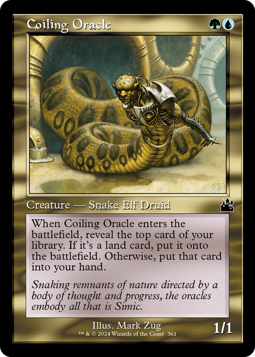 Coiling Oracle (RVR-361) [Ravnica Remastered] MTG Single Wizards of the Coast