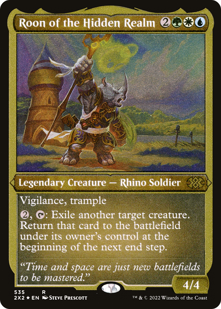 Roon of the Hidden Realm (Foil Etched) (2X2-535) [Double Masters 2022] Foil MTG Single Wizards of the Coast