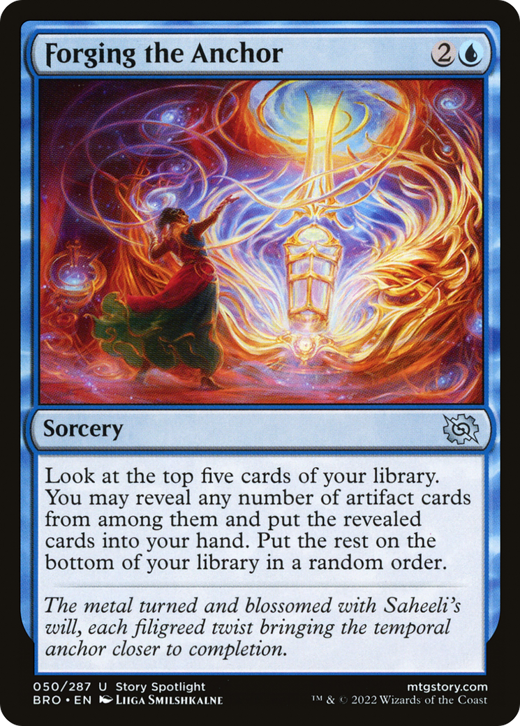 Forging the Anchor (BRO-050) [The Brothers' War] Foil MTG Single Wizards of the Coast