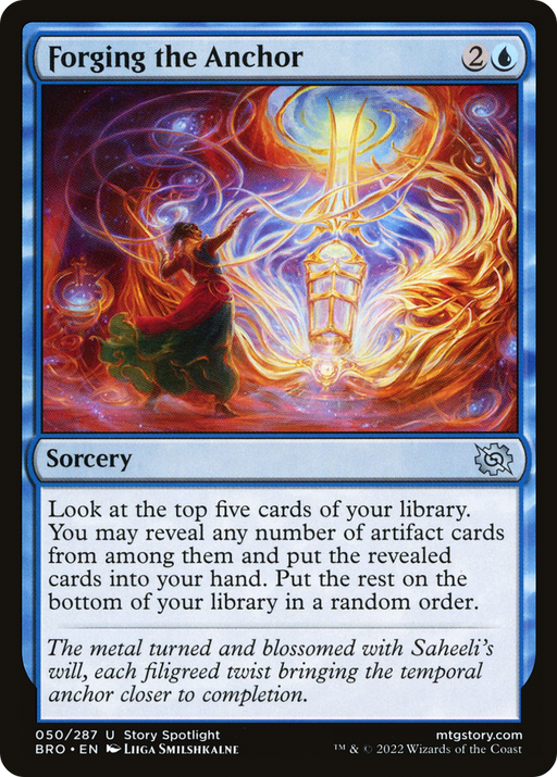 Forging the Anchor (BRO-050) [The Brothers' War] Foil MTG Single Wizards of the Coast