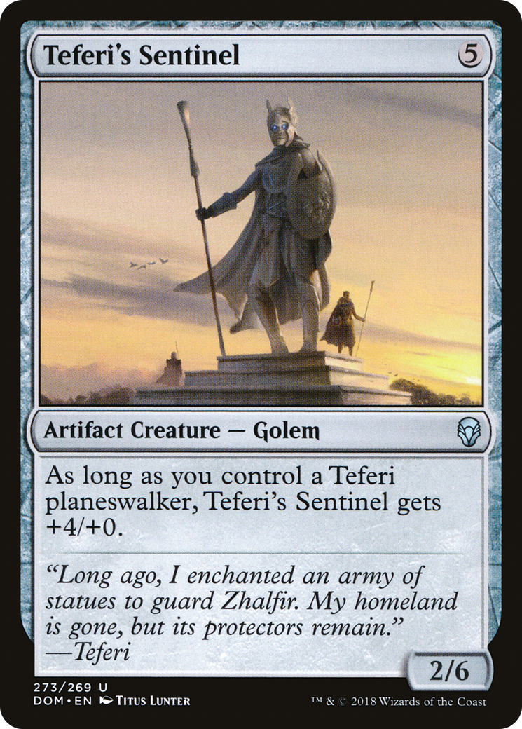 Teferi's Sentinel (DOM-273) [Dominaria] MTG Single Wizards of the Coast