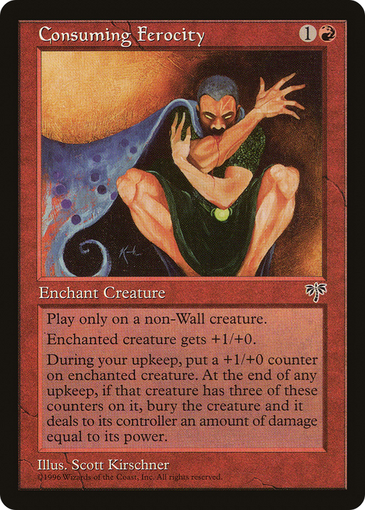 Consuming Ferocity (MIR-) [Mirage] MTG Single Wizards of the Coast