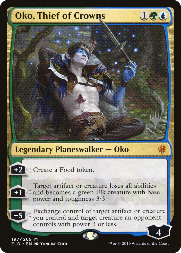 Oko, Thief of Crowns (PPELD-197) [Throne of Eldraine Promos] MTG Single Wizards of the Coast