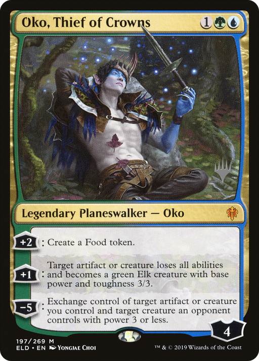 Oko, Thief of Crowns (PPELD-197) [Throne of Eldraine Promos] MTG Single Wizards of the Coast