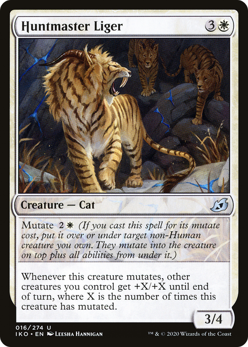 Huntmaster Liger (IKO-016) [Ikoria: Lair of Behemoths] MTG Single Wizards of the Coast