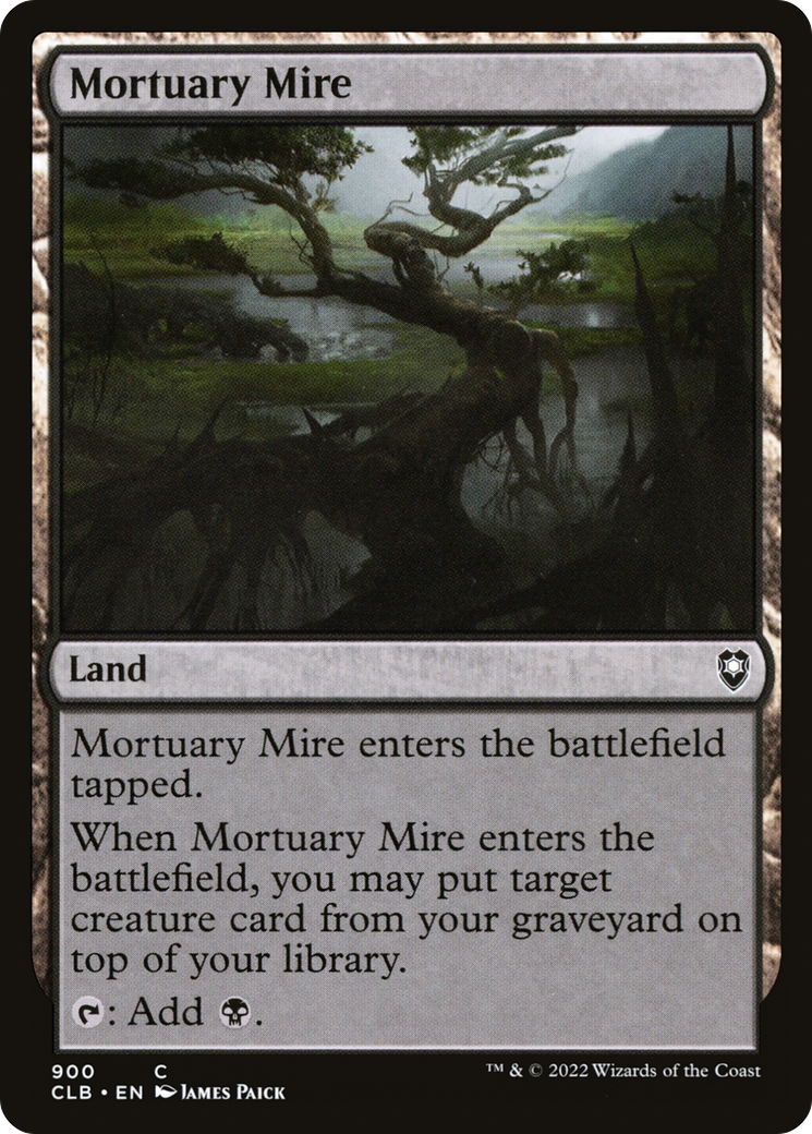 Mortuary Mire (CLB-900) [Commander Legends: Battle for Baldur's Gate] MTG Single Wizards of the Coast