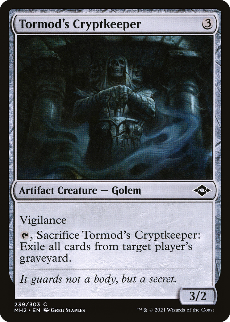 Tormod's Cryptkeeper (MH2-239) [Modern Horizons 2] MTG Single Modern Horizons 2