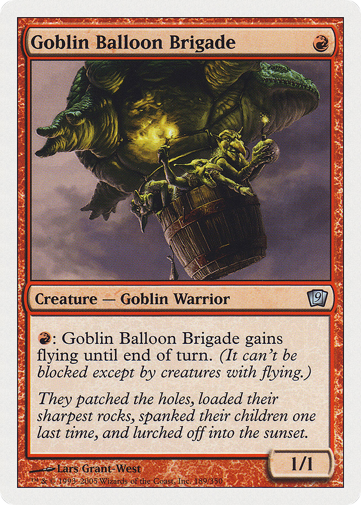 Goblin Balloon Brigade (9ED-189) [Ninth Edition] MTG Single Wizards of the Coast