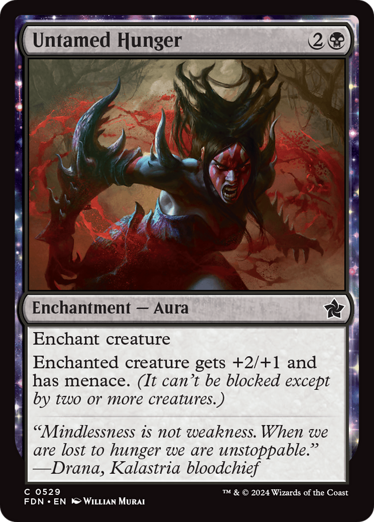 Untamed Hunger (FDN-529) [Foundations] MTG Single Wizards of the Coast