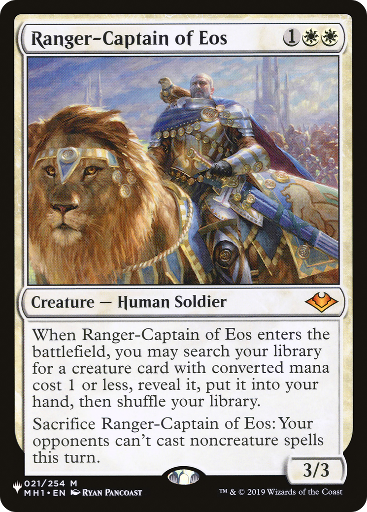 Ranger-Captain of Eos (LIST-021/254) [Mystery Booster] The List MTG Single Wizards of the Coast