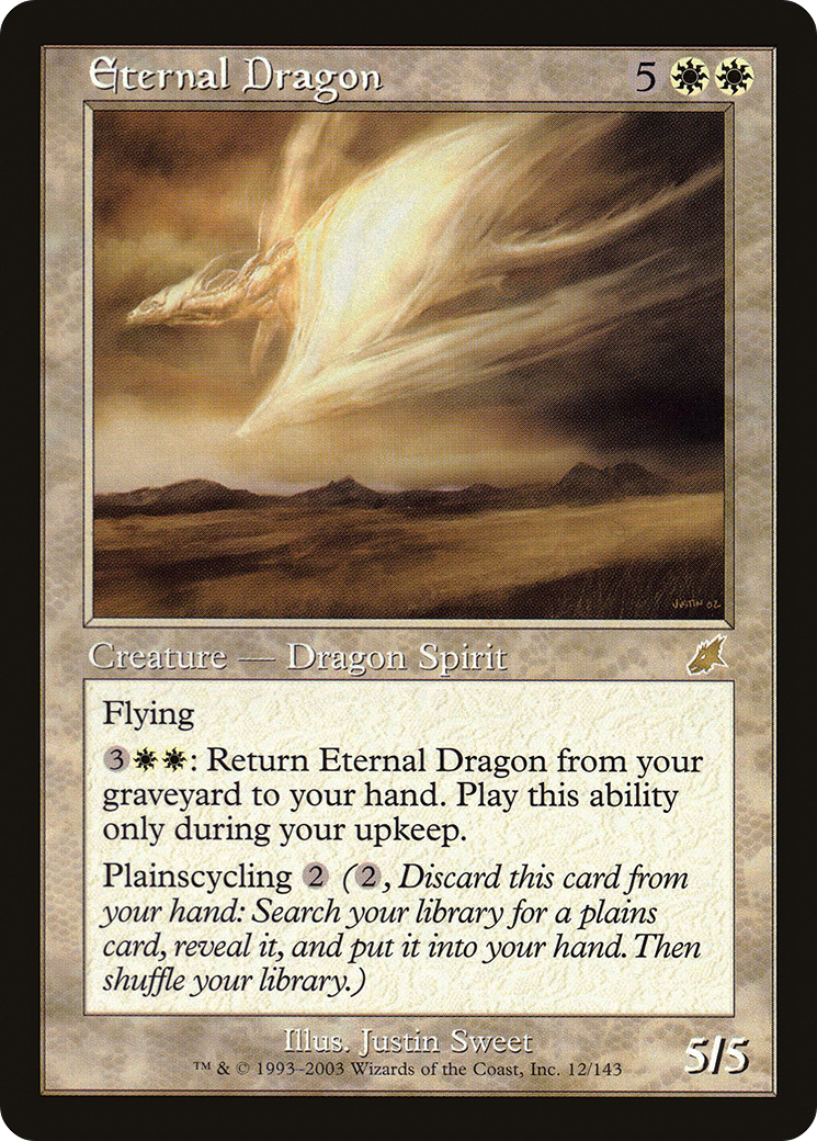 Eternal Dragon (SCG-012) [Scourge] Foil MTG Single Wizards of the Coast