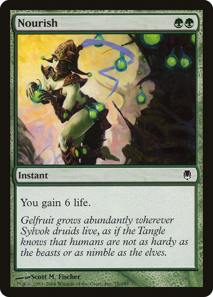 Nourish (DST-078) [Darksteel] MTG Single Wizards of the Coast