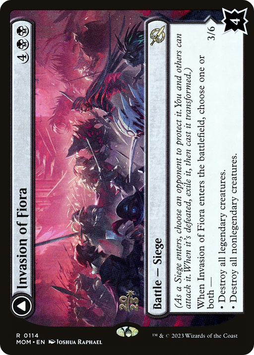 Invasion of Fiora (PRE-114) [March of the Machine Promos] Foil MTG Single Wizards of the Coast