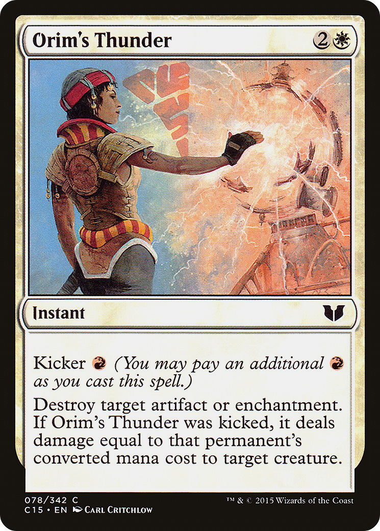 Orim's Thunder (C15-078) [Commander 2015] MTG Single Wizards of the Coast