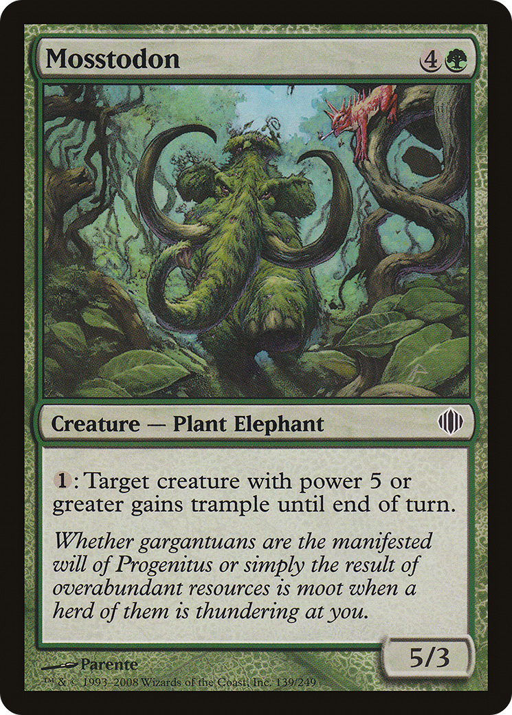 Mosstodon (ALA-139) [Shards of Alara] MTG Single Wizards of the Coast