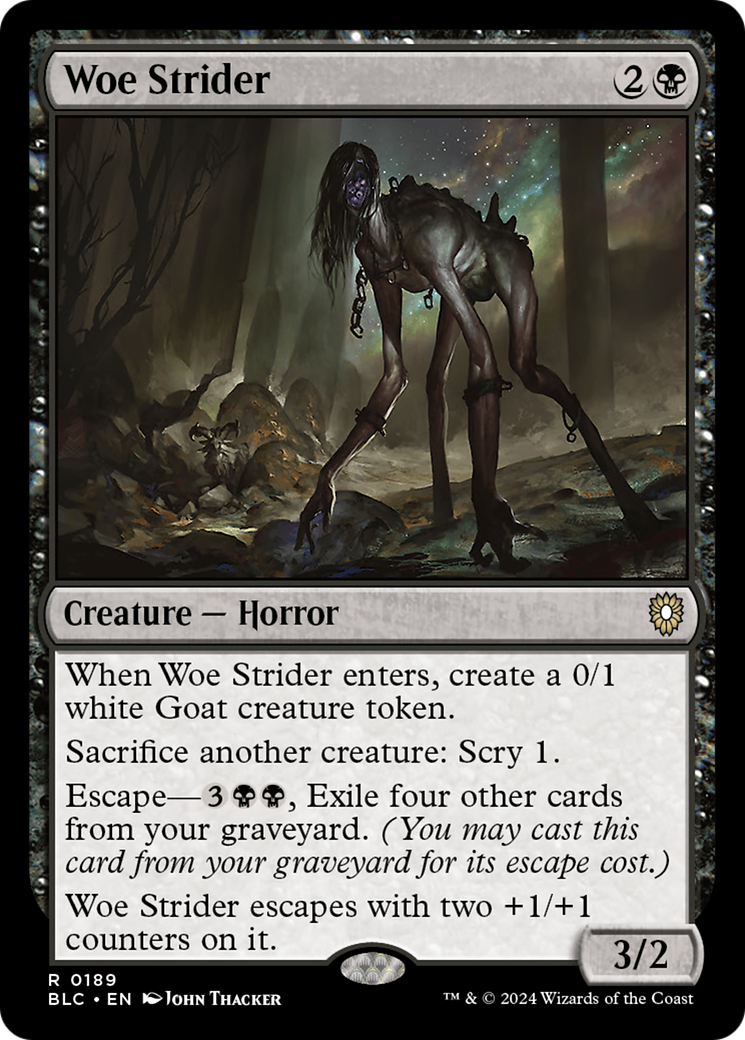 Woe Strider (BLC-189) [Bloomburrow Commander] MTG Single Wizards of the Coast