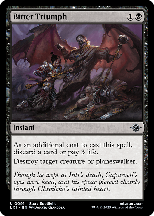 Bitter Triumph (LCI-091) [The Lost Caverns of Ixalan] MTG Single Wizards of the Coast