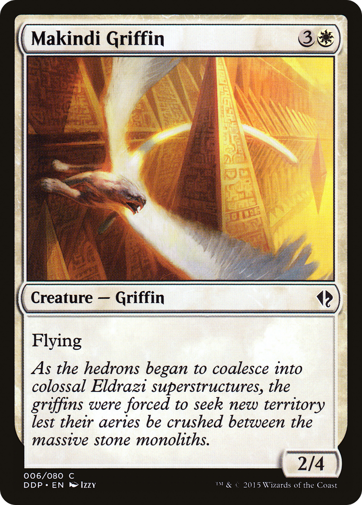 Makindi Griffin (DDP-006) [Misc] Duel Decks: Zendikar vs. Eldrazi MTG Single Wizards of the Coast