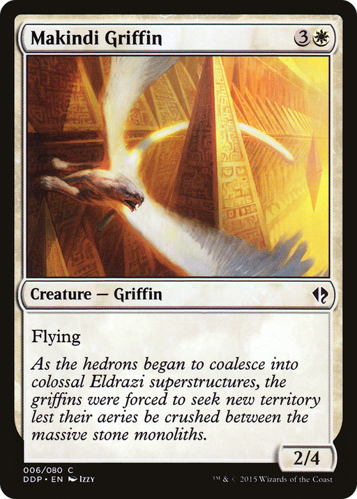Makindi Griffin (DDP-006) [Misc] Duel Decks: Zendikar vs. Eldrazi MTG Single Wizards of the Coast