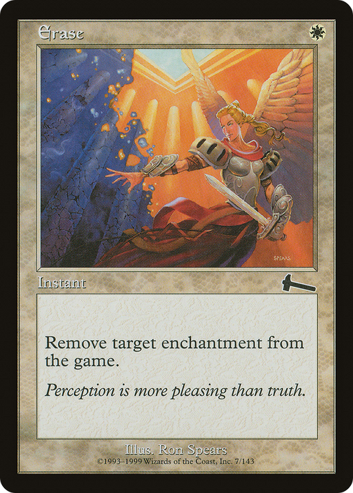 Erase (ULG-007) [Urza's Legacy] MTG Single Wizards of the Coast