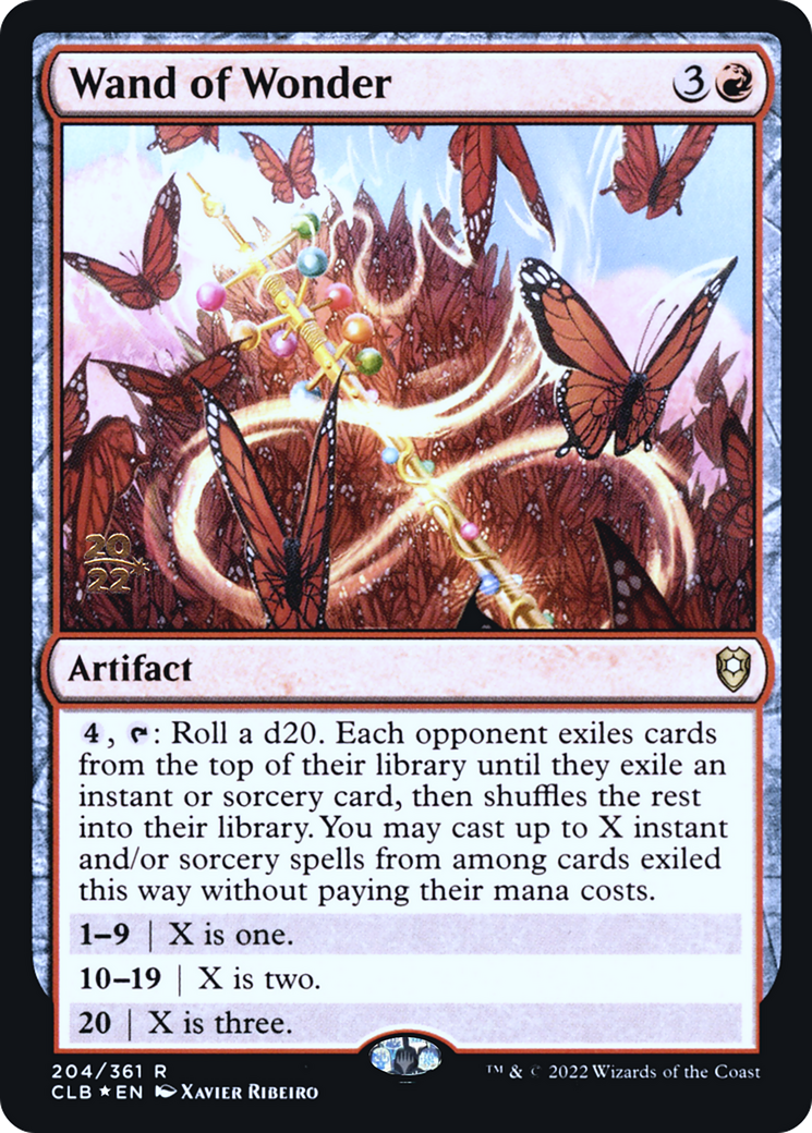 Wand of Wonder (PRE-204) [Battle for Baldur's Gate Promos] Foil MTG Single Wizards of the Coast