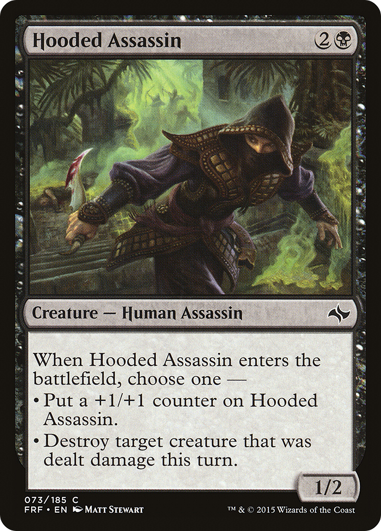 Hooded Assassin [Fate Reforged] MTG Single Magic: The Gathering   