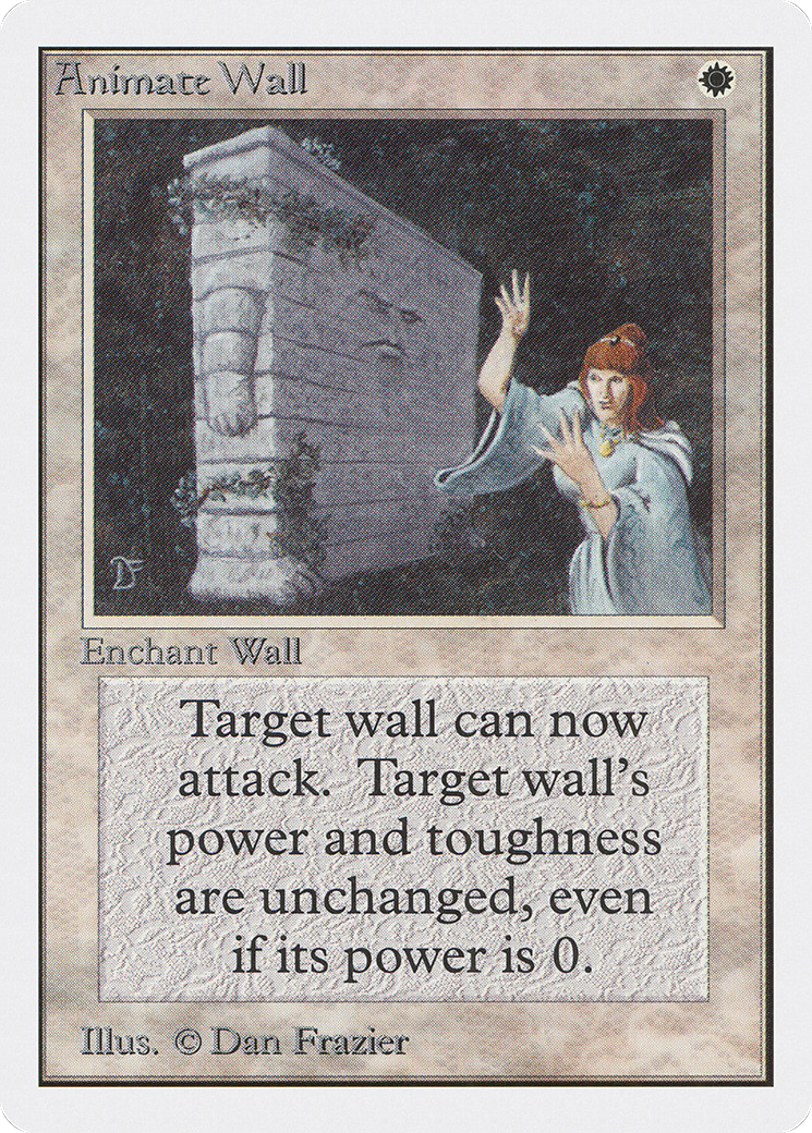 Animate Wall [Unlimited Edition] MTG Single Magic: The Gathering