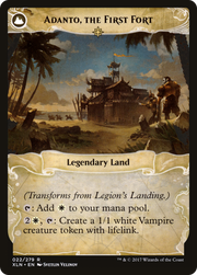 Legion's Landing // Adanto, the First Fort (XLN-022) [Ixalan] Foil MTG Single Wizards of the Coast