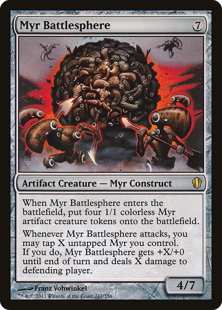 Myr Battlesphere (C13-247) [Commander 2013] MTG Single Wizards of the Coast