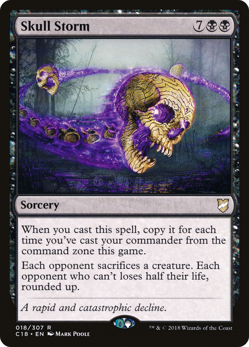 Skull Storm (C18-018) [Commander 2018] MTG Single Wizards of the Coast