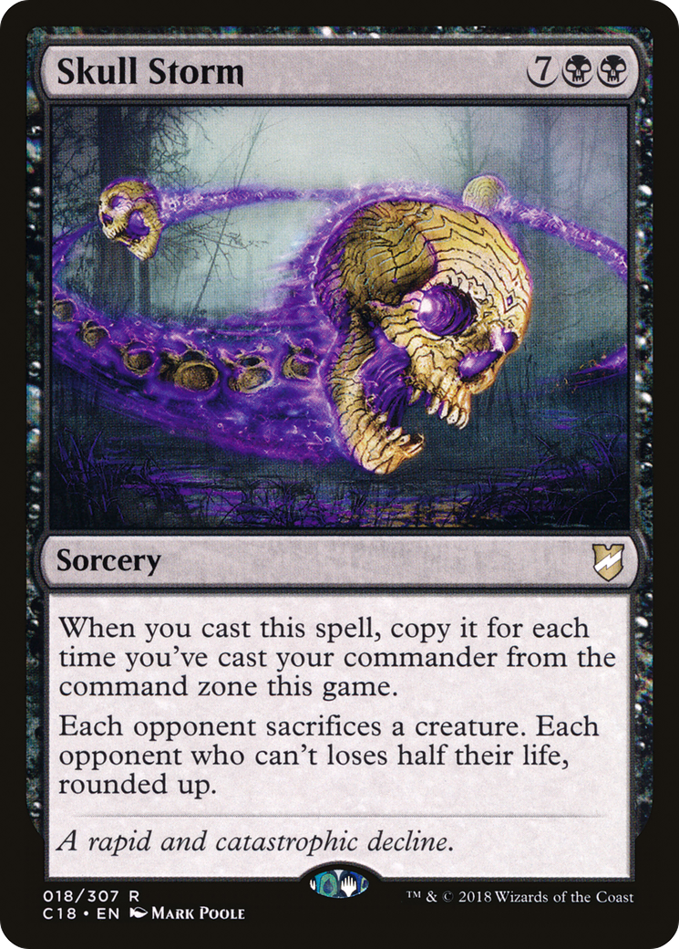 Skull Storm [Commander 2018] MTG Single Magic: The Gathering   