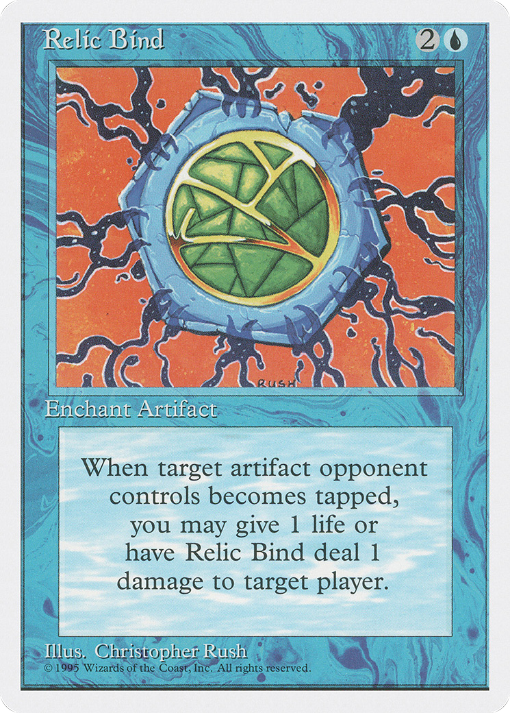 Relic Bind (4ED-097) [Fourth Edition] MTG Single Wizards of the Coast