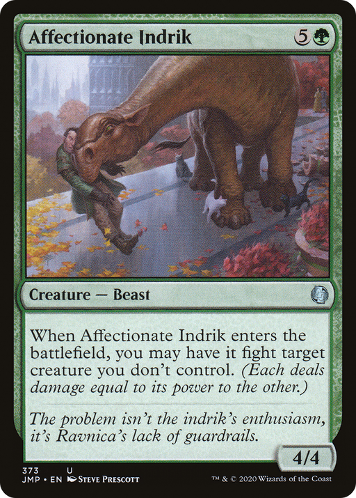 Affectionate Indrik (JMP-373) [Jumpstart] MTG Single Wizards of the Coast