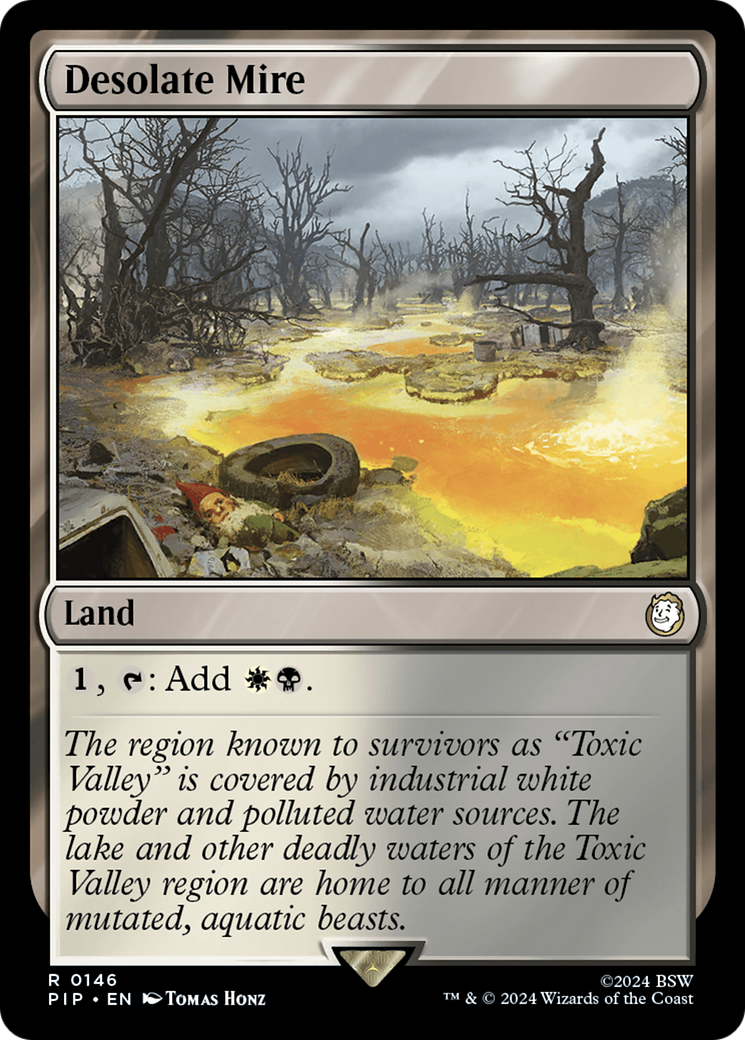 Desolate Mire (PIP-146) [Fallout] Foil MTG Single Wizards of the Coast