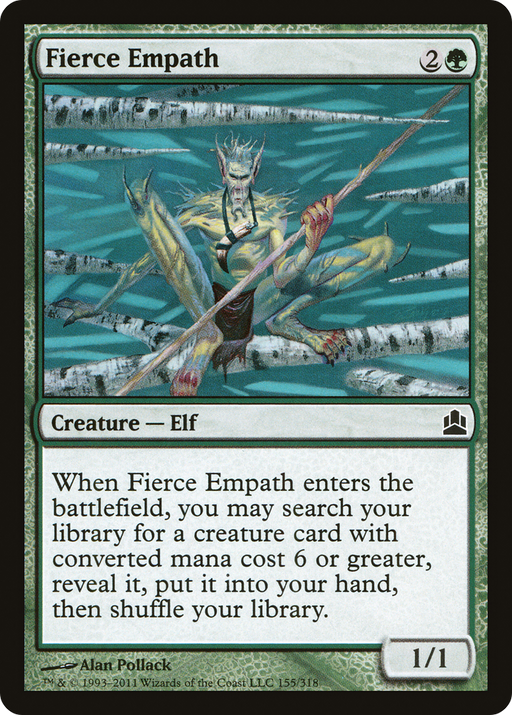 Fierce Empath (CMD-155) [Commander 2011] MTG Single Wizards of the Coast